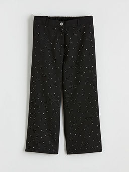 Beli Lastikli Ta?l? K?z ?ocuk Pantolon
