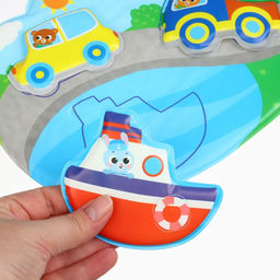 Игрушки резиновые для купания «Машинки», пазл, развивающие игрушки, Крошка Я