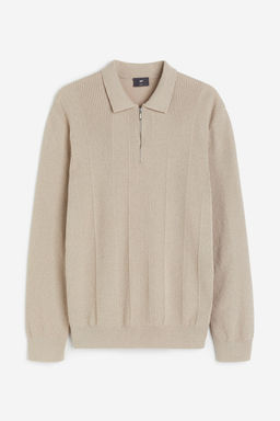 Polo con media cremallera Slim Fit - H&m фото 6