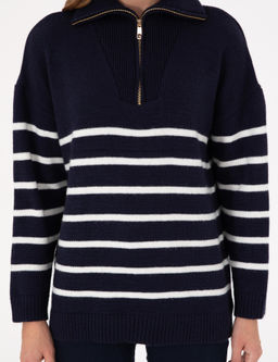 Lacivert Comfort Fit Kazak - Pierre cardin фото 6