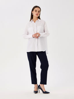 Блузка женская дл. рук. KATHARINA KROSS KK-B-007T-белый  фото 6