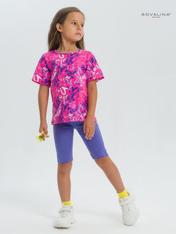 Костюм Актив надписи фуксия-вери-пери - Sovalina фото 22