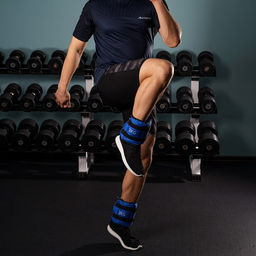 Утяжелители ONLYTOP, 2 шт. × 2 кг, цвет синий