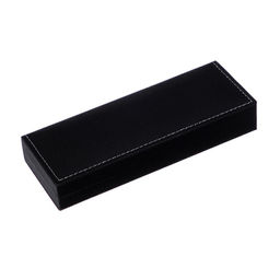 Ручка подарочная роллер в кожзам футляре, корпус чёрный, золото