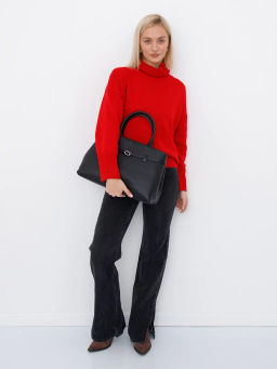 Сумка 8018-2S black Velina Fabbiano-Safenta