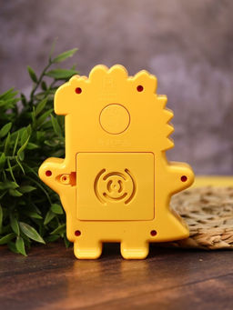 Часы-будильник Funny crocodile, yellow (15,5х1,5 см)