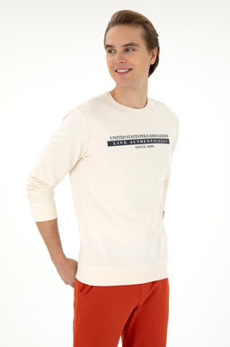 Мужской кремовый свитшот Неожиданная скидка в корзине