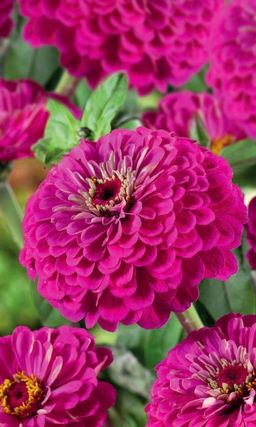 Цинния ИЛЛЮМИНАЦИЯ  Георгиноцветковая