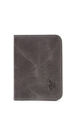 Мужская серая визитница Неожиданная скидка в корзине