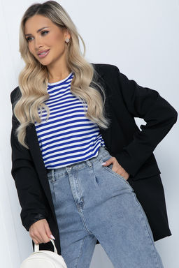 Тельняшка Морская душа (бело-синяя) Б12117 - Lt collection фото 3