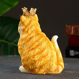 Фигурка полистоун «Кот Чарльз», рыжий, 13×10×16 см
