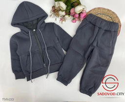 Тёплый костюм на флисе для малышей