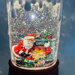 Новогодний декор стекло - Ночник-свеча 25 см (арт. WDL-23016A/B/D) в ассортименте - Ип лебедев о.ю фото 13