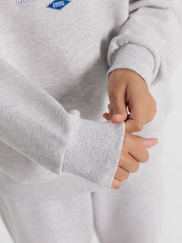 Комплект для девочек (худи, брюки) серый с печатью - Mark formelle фото 7