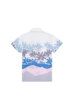 U. S. Polo Assn Синяя рубашка с коротким рукавом для мальчика - U.s. polo assn фото 4