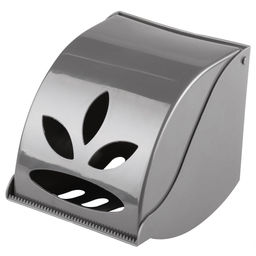 Держатель для туалетной бумаги пластмассовый Эконом 13х11,3х11,7см, цвета микс (Россия)