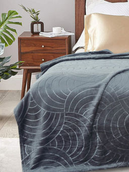 Плед Велсофт Бамбук Аура- Графит 150x200