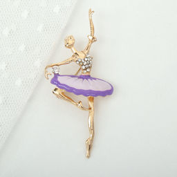 Брошь Балерина / 1154 /уп 24/