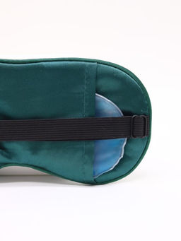 Маска для сна гелевая "Silk dreams", green