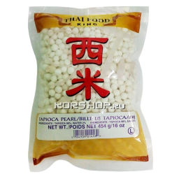 Тапиоковый крахмал (крупные шарики) Thai Food King (Тай Фуд Кинг), Таиланд, 454 г Акция