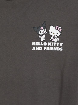Hello Kitty Lisansl? Bisiklet Yaka K?z ?ocuk Ti??rt - Waikiki фото 2
