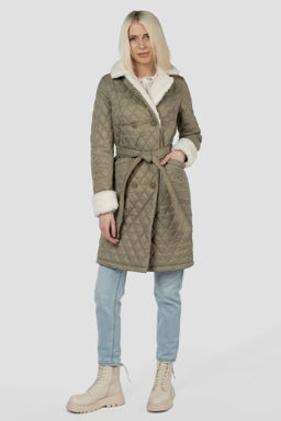 Пальто плащевка+ Утеплитель: Синтепон 150 г/м демисезонное - El podio фото 8