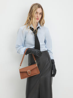 Женская сумка на плечо TENDANCE Артикул 4451348, коричневый  фото 2