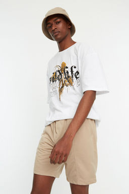 TRENDYOL MAN Tas Regular/Normal Kesim Orta Boy Lastik Belli Bagc?kl? Dikis Detayl? Sort TMNSS20SR0070 - Trendyolmilla фото 17