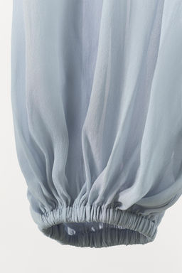 SEMI-SHEER BALLOONED TROUSERS - Zara фото 5