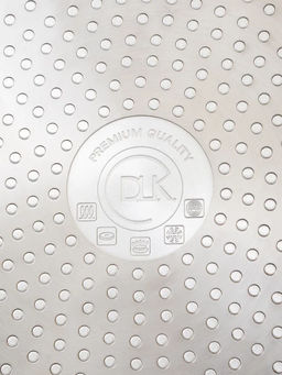 Кастрюля с крышкой стеклянной 28х11,5 см (6,6 л) с АПП, цв. кремовый/золотой, арт. 3000-CRM/GD-28 - D.L.K. фото 4