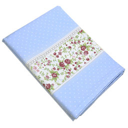 Английский сад Скатерть 180х145см, длина стола до 140см, на 6 персон, хлопок Премиум 186г/м2, Домашняя мода (Россия)  фото 4