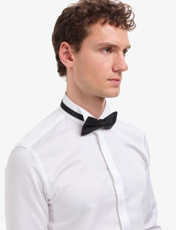 Beyaz Slim Fit Smokin G_mlek