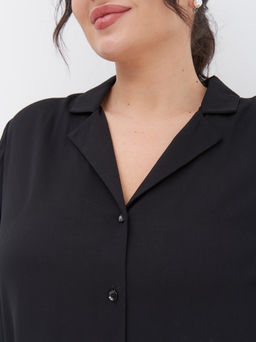 Костюм в пижамном стиле KO34705BLK01