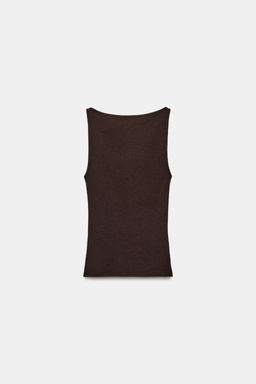CAMISETA MINIMAL MANGA SISA / Chocolate - Zara фото 2