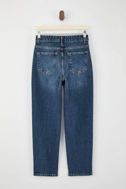 Mavi Yuksek Bel Az Esnek Bilek Boy Mom Jeans TWOSS26JE00109 - Trendyolmilla фото 2