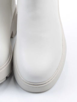 04-PAX24-2Z MILK Ботинки зимние женские (натуральная кожа, 100% шерсть)