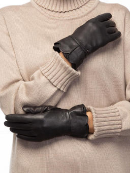 Перчатки женские ш+каш. IS5077-sh black - Eleganzza фото 5