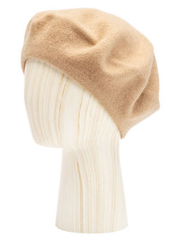 Берет жен. шерсть LB-N88701 camel