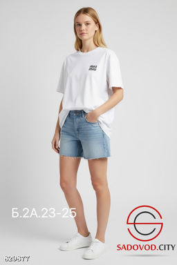 Футболка женская из хлопка