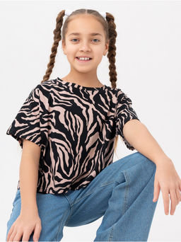 Футболка Зебра белый детская - София фото 19