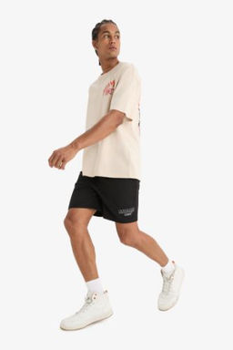 DeFactoFit NBA Miami Heat Standart Fit K?sa Paca Sort