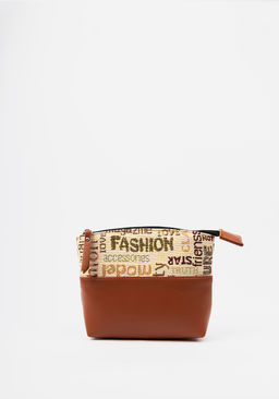 Косметичка Модель №1647 | гобелен | гладкий | цветной | Буквы | 34045