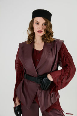 Жилет NIKVA н1027-2 бордо