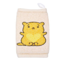 Мочалка детская брикет из хлопка с рисунком 16319