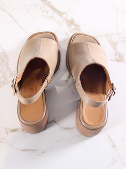 Босоножки 4013.23663bе.Круассан майами+коричневый