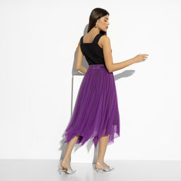 Юбка, Экстремально прекрасна (violet) - Charutti фото 5