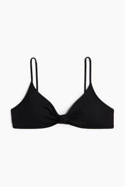 Top de bikini con nudo decorativo y relleno - H&m фото 6