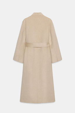 ZW COLLECTION LIMITED EDITION MINIMAL WOOL BLEND COAT - Zara фото 12