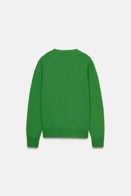 JERSEY 100% LANA EXTRA SUAVE / Verde - Zara фото 6