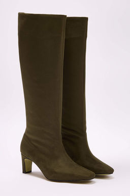 Trendyolmilla Shoes Siyah Ince Topuklu Kad?n Cizme TAKAW25CZ00002